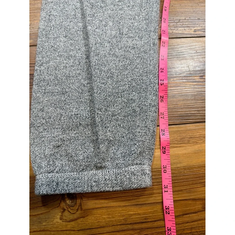 Roots Salt & Pepper Grey Sweatpants Beaver Logo Graphic Joggers Mens Small
